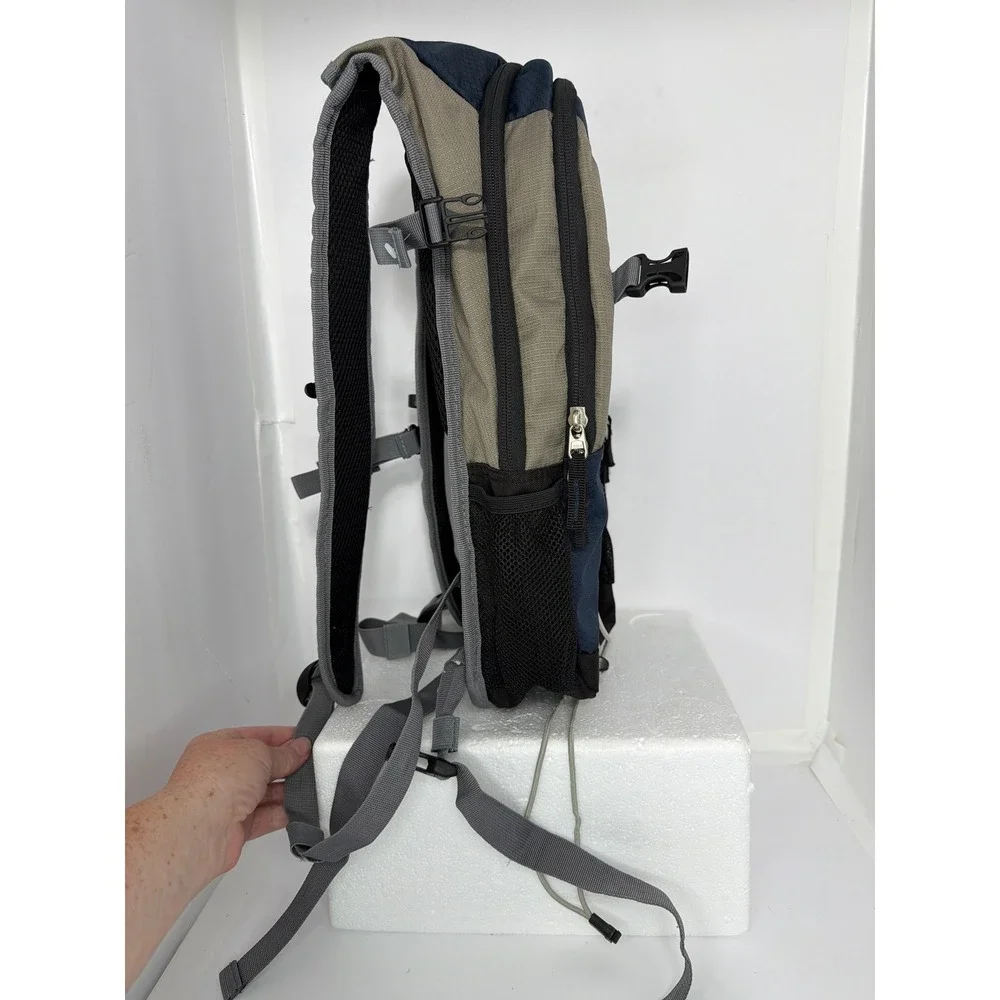 Northwest Territory Hiking Backpack Navy Tan Air Channel Daypack 922220413
